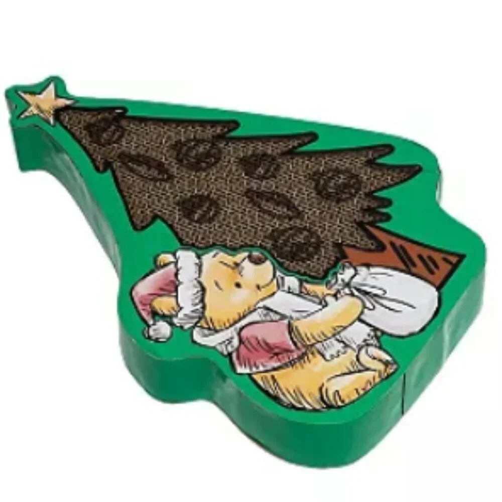 NWT ~ Disney's Winnie The Pooh Christmas Tree Cat Scratcher